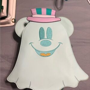 Loungefly Glow in the dark Mickey Ghost Backpack